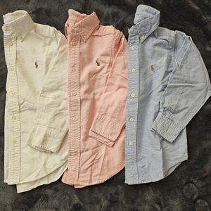 Toddler Boy Polo Ralph Lauren Solid Oxford Bundle